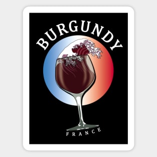 Burgundy French Wine Magnet